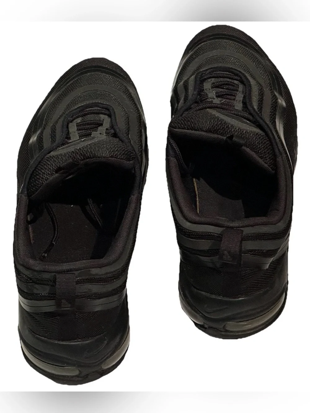 NIKE AIRMAX 97 MENS 14 TRIPLE BLACK ULTRA 17 ALL BLACK ON BLACK 918356-002